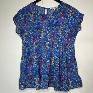Savanna Jane Blue Floral Top